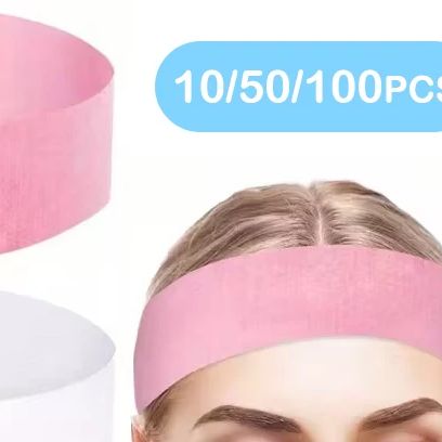 Skincare Pink - 10/50/100 szt. Jednorazowe Opaski na Głowę