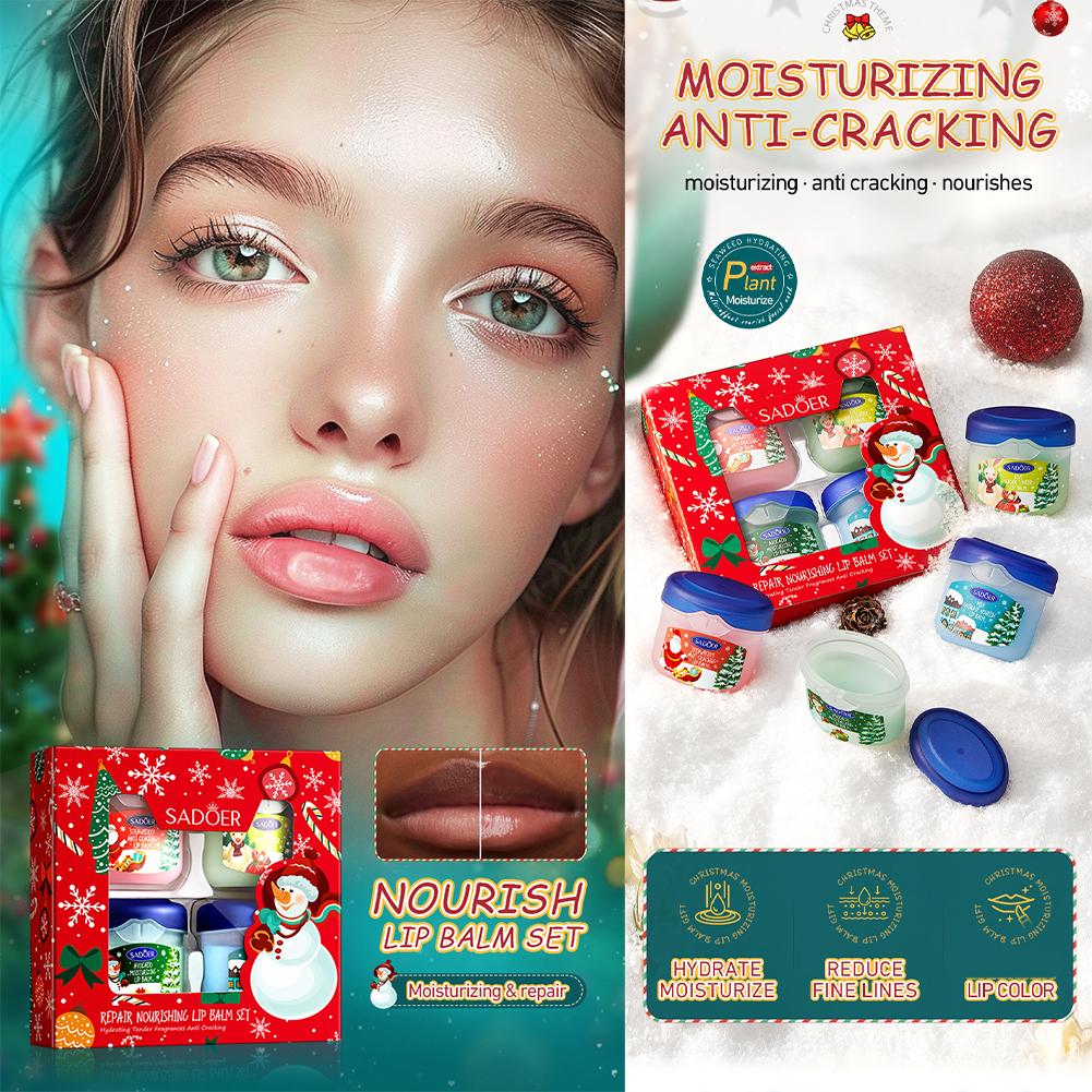 Skincare Xmas Sets - 3/4/5/6/10 szt./zestaw Świąteczny Zestaw Balsamów do